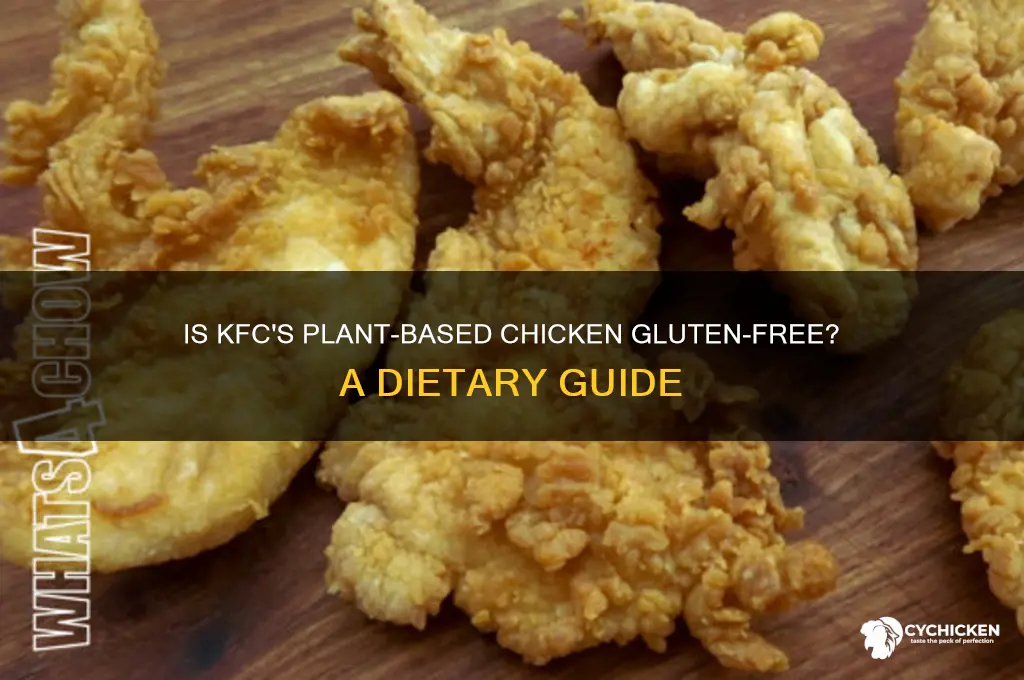 is kfc plant based chicken gluten free