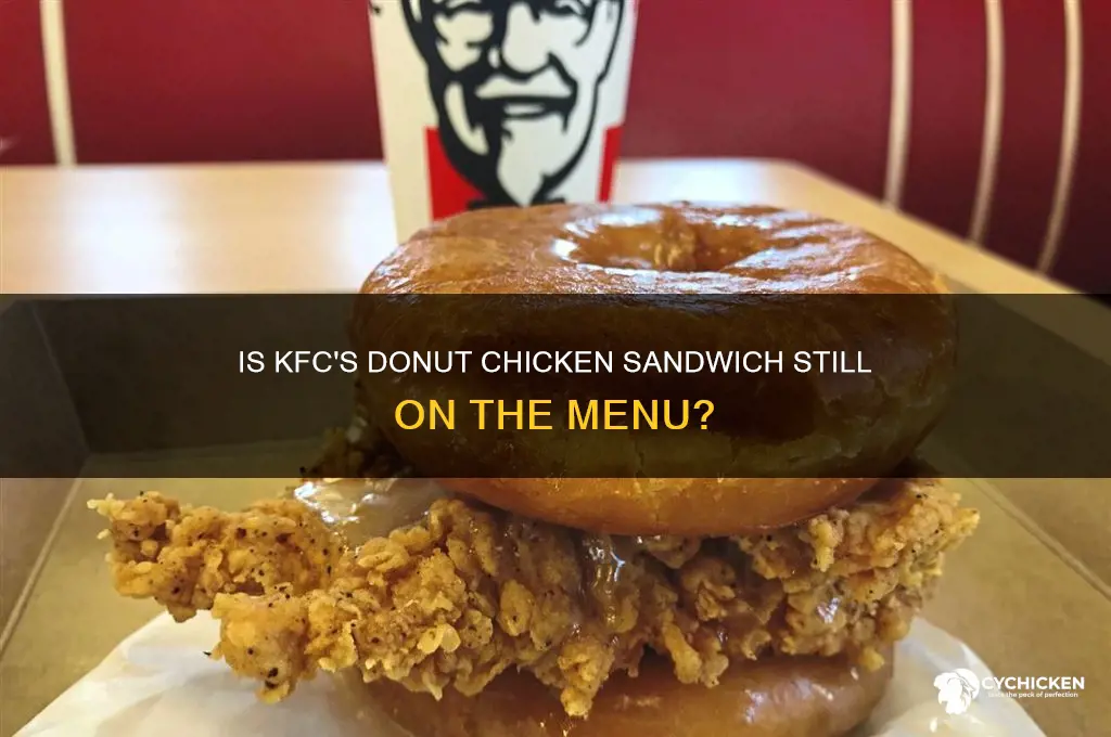is kfc still doing the donut chicken sandwich