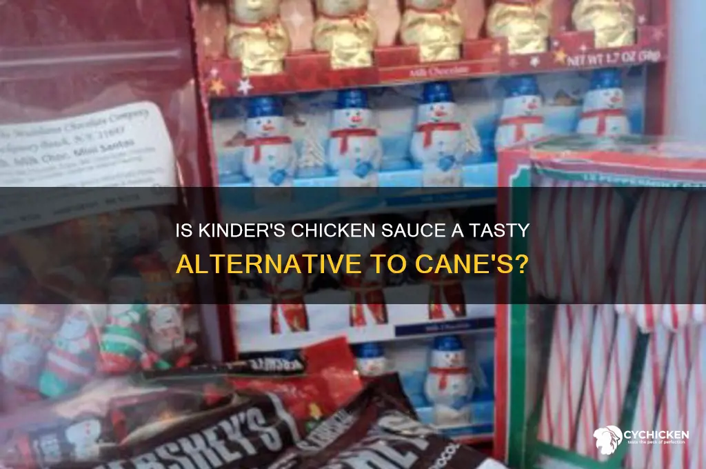 is kinders chicken sauce like canes