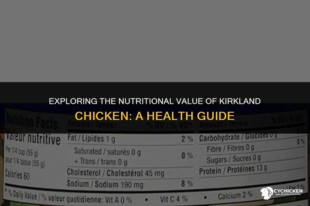 is kirkland chicken healthy