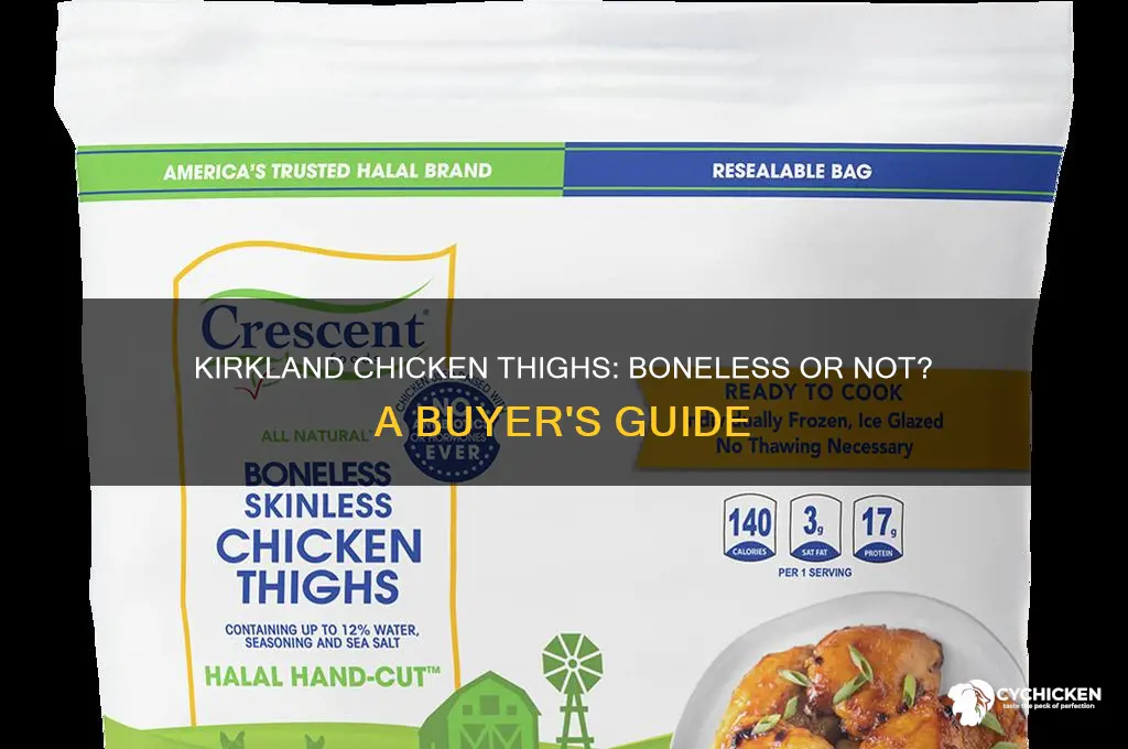 is kirkland chicken thighs boneless