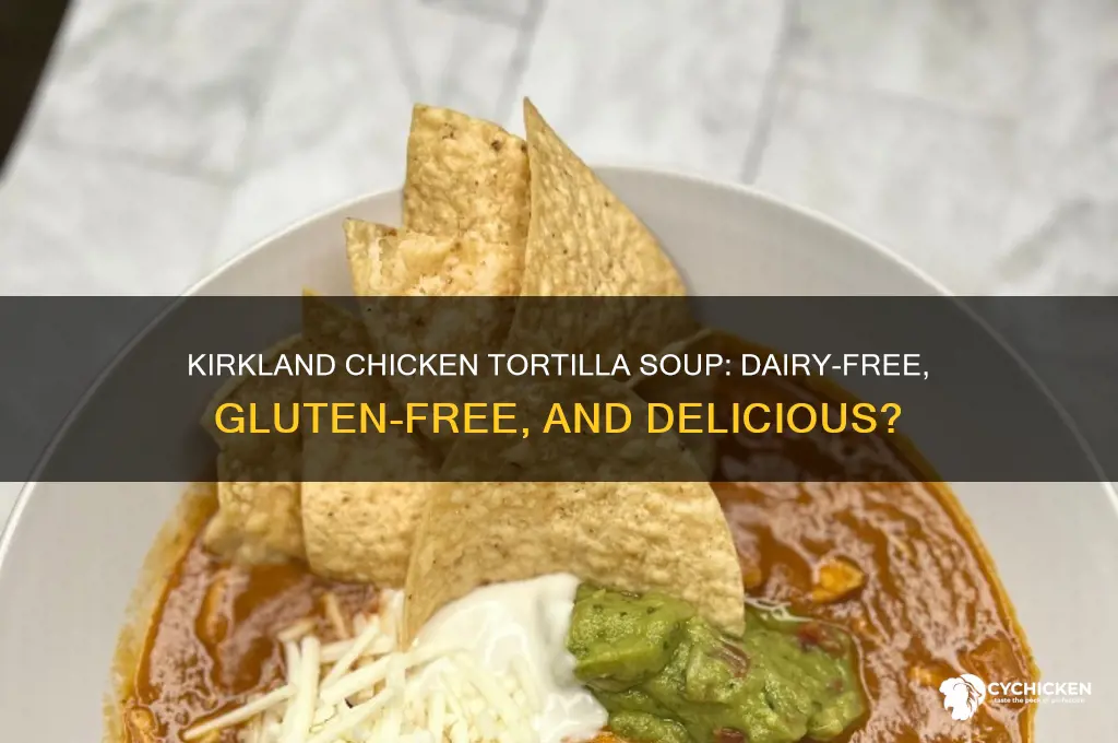 is kirkland chicken tortilla siup dairy gluren fre