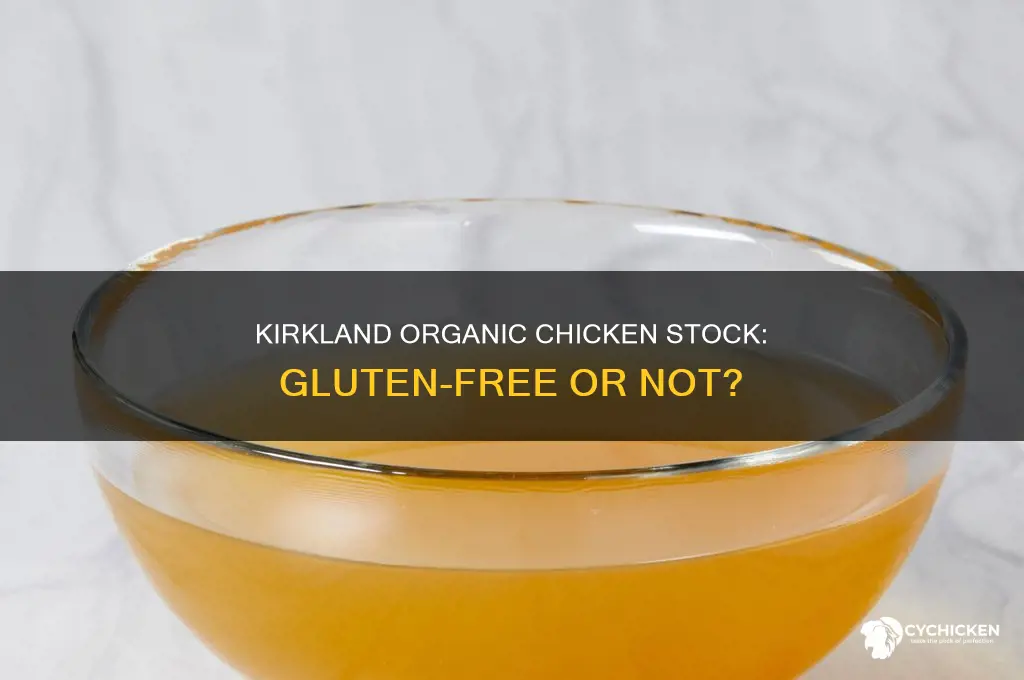 is kirkland organic chicken stock gluten free