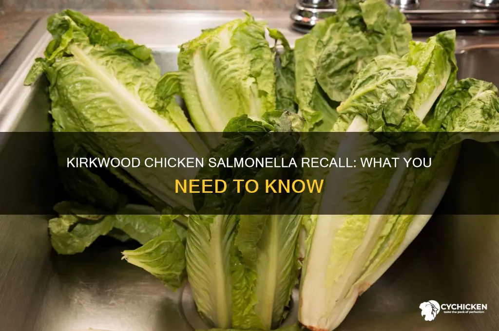 is kirkwood part of chicken salmonella recall