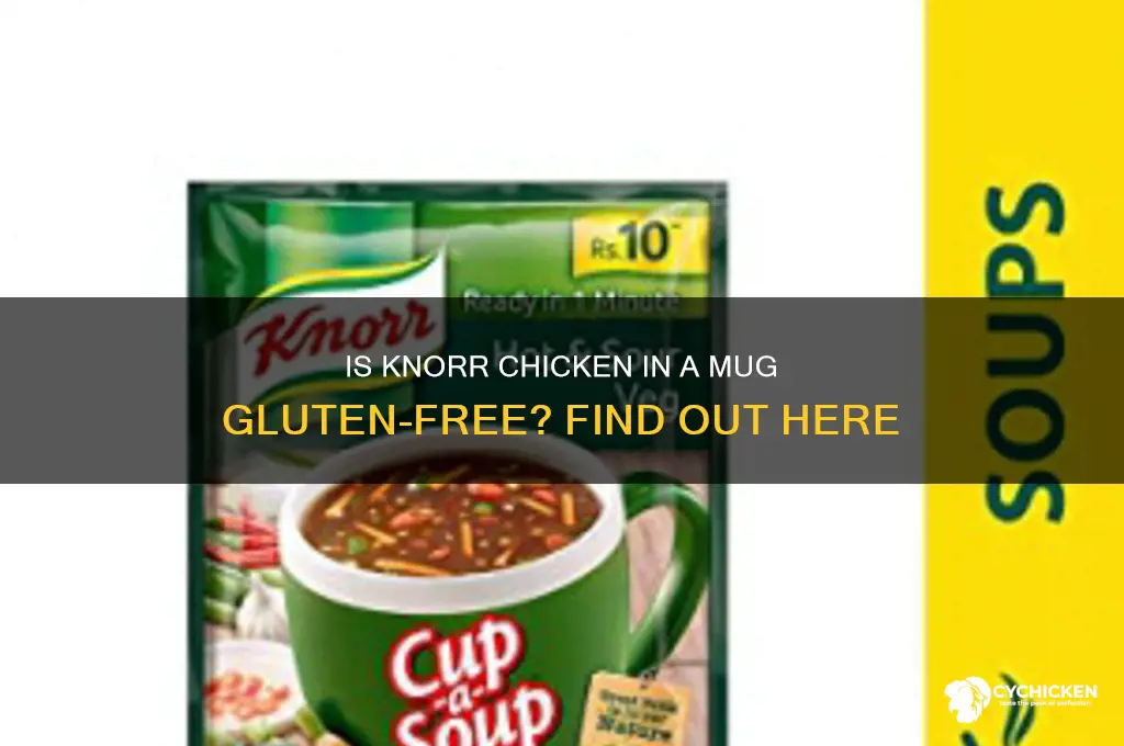 is knorr chicken in a mug gluten free