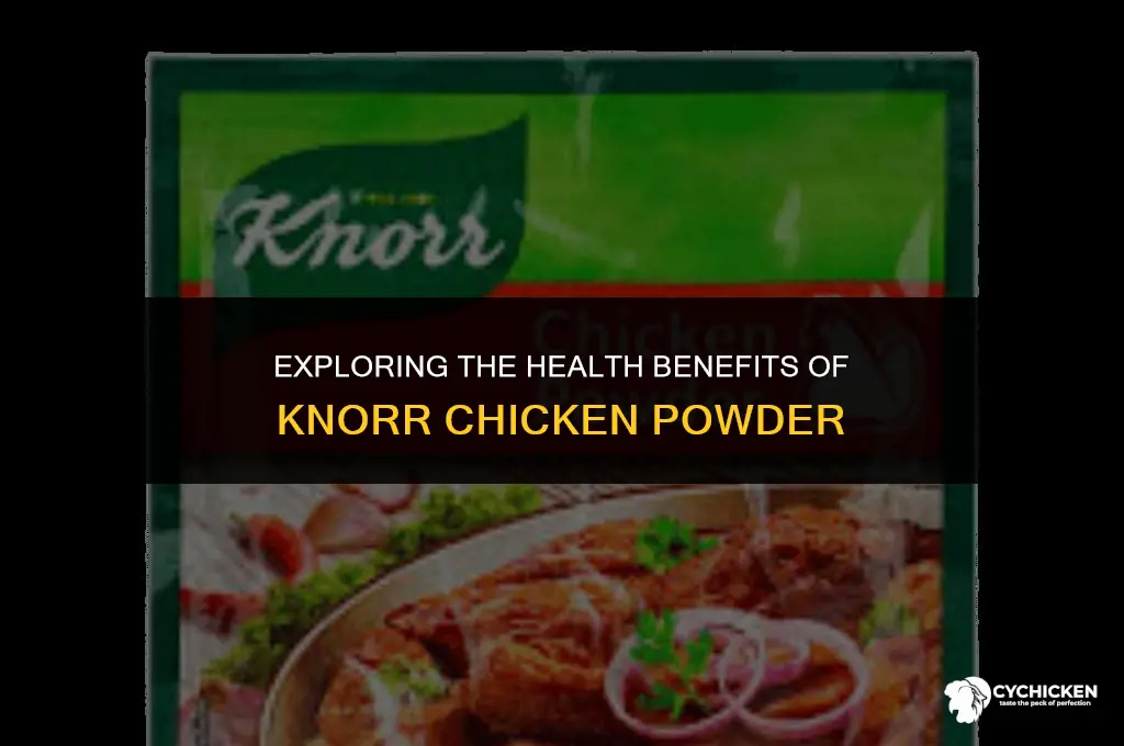 is knorr chicken powder healthy