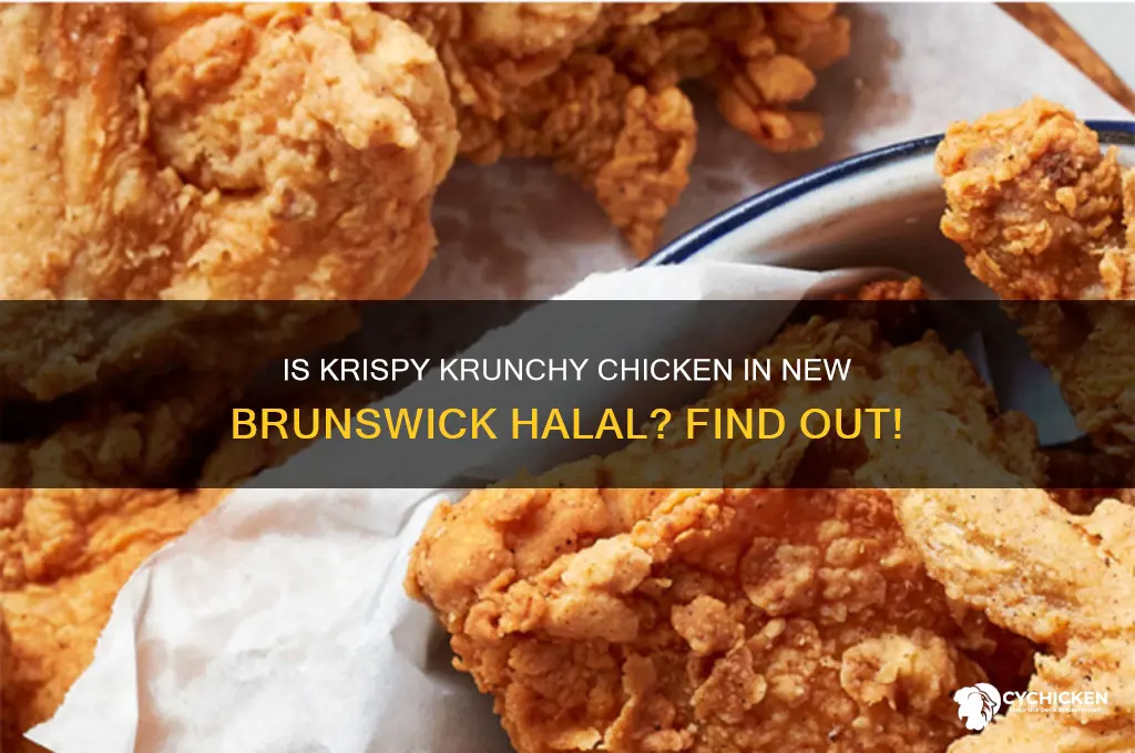 is krispy krunchy chicken new brunswick halal