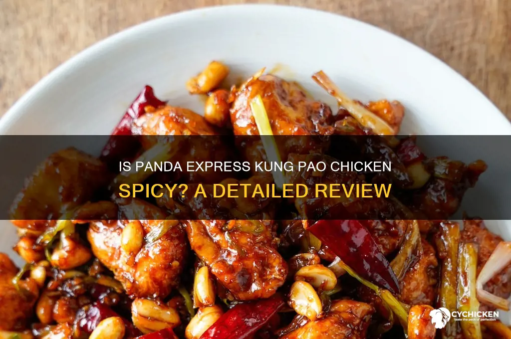 is kung pao chicken spicy panda express