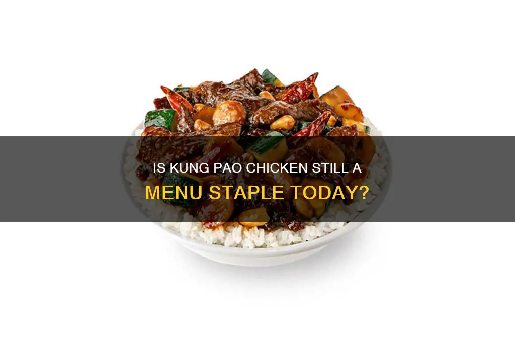 is kung pao chicken still being made