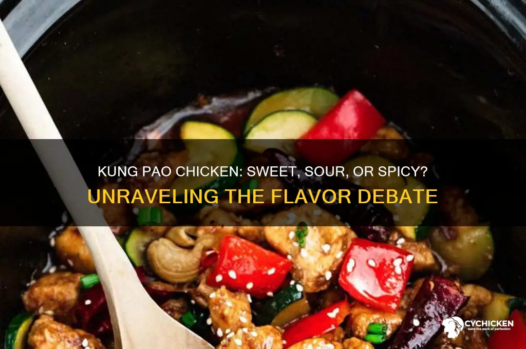 is kung pao chicken sweet and sour