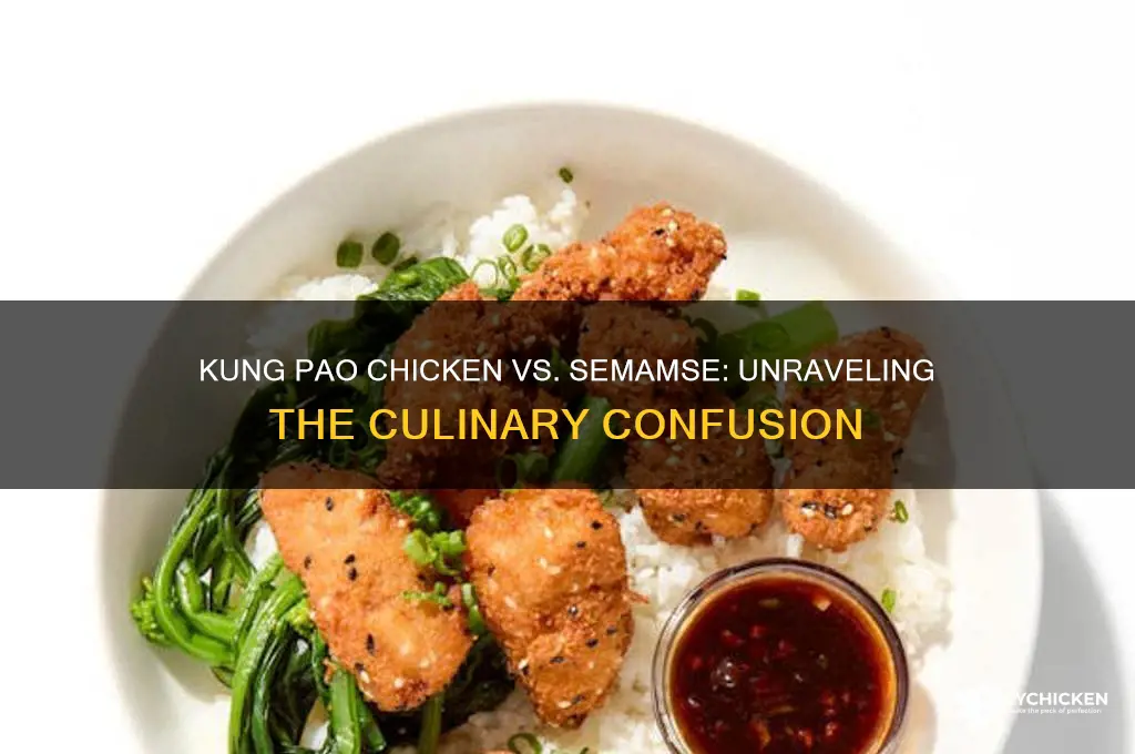 is kung pao chicken the same as semamse