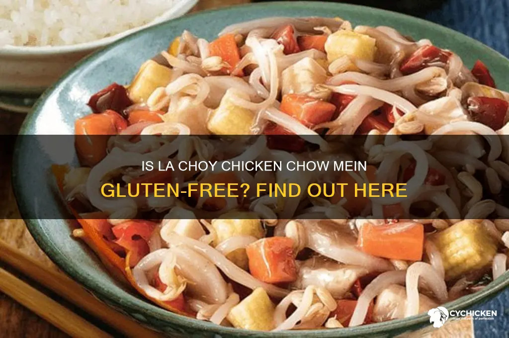 is la choy chicken chow mein gluten free