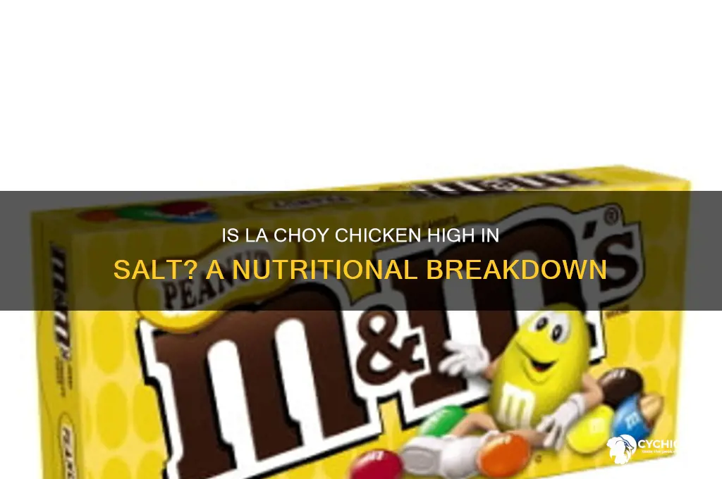 is la choy chicken high in salt