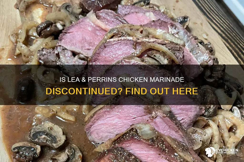 is lea and perrins chicken marinade discontinued