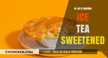 Is Lee's Chicken Iced Tea Sweetened? A Refreshing Mystery Unveiled