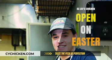 Lee's Chicken Easter Hours: Open or Closed on Easter Sunday?