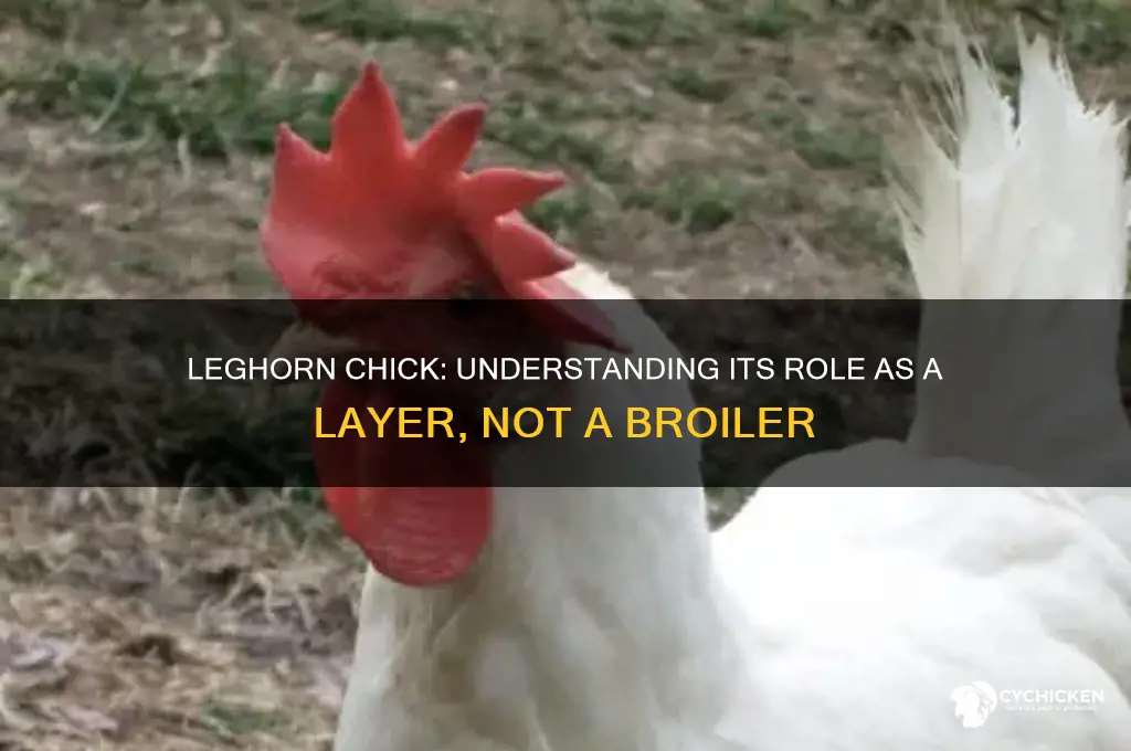 is leghorn chick a broiler or layer