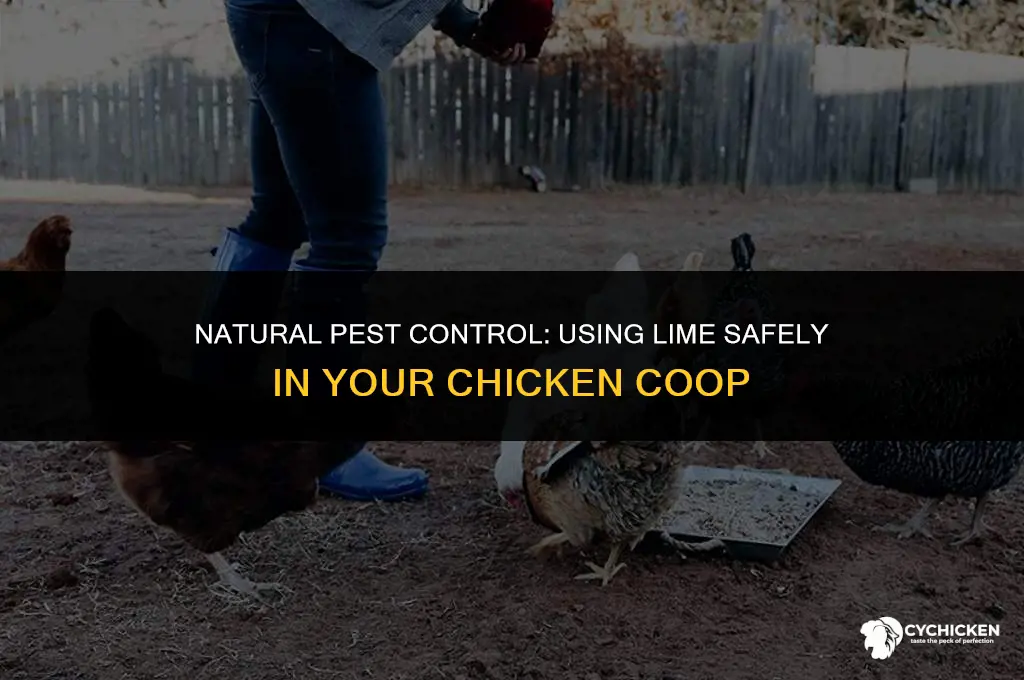 is lime safe for chicken coop