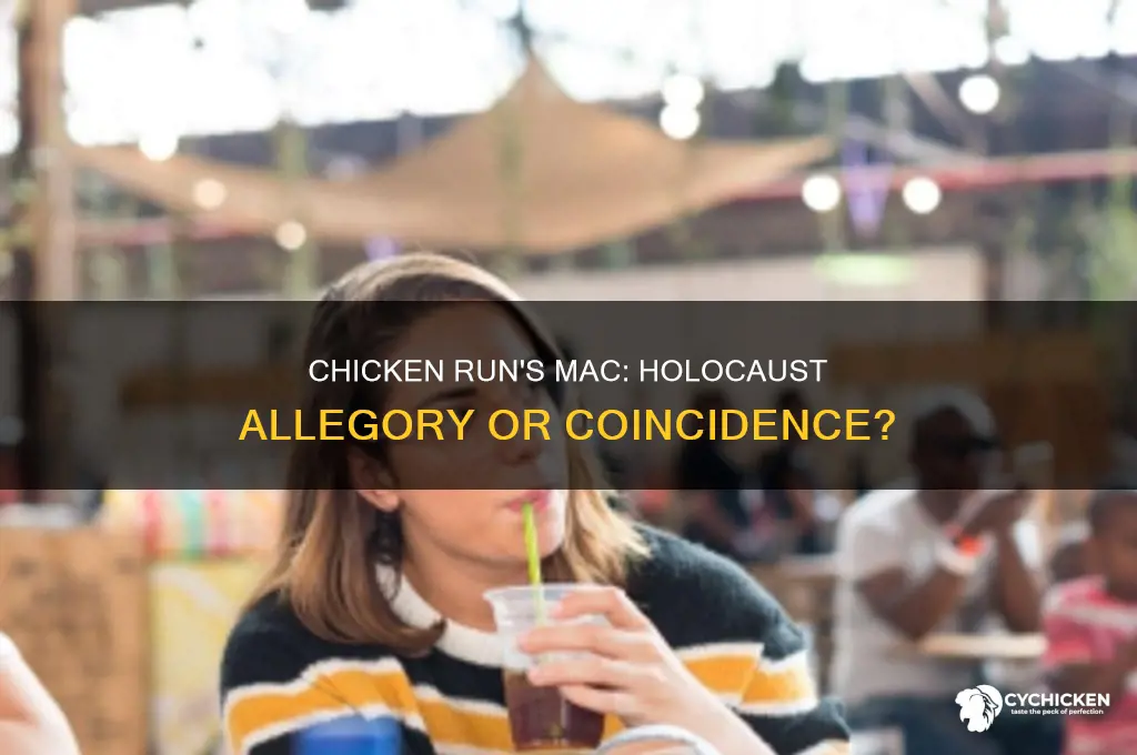 is macj in chicken run about the holocaust