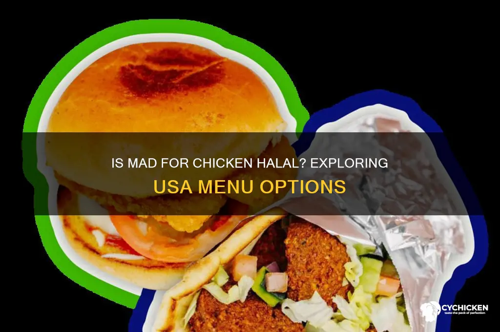 is mad for chicken halal in usa