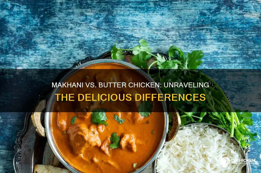 is makhani the same as butter chicken