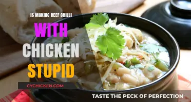 Beef Chili with Chicken: Culinary Genius or Stupid Mistake?