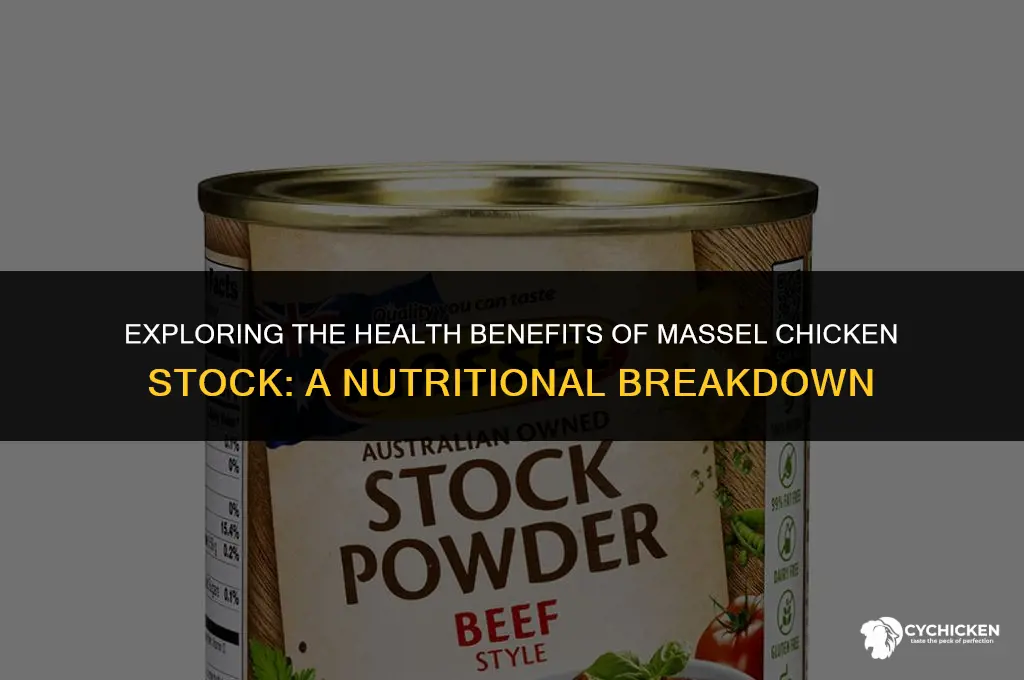 is massel chicken stock healthy