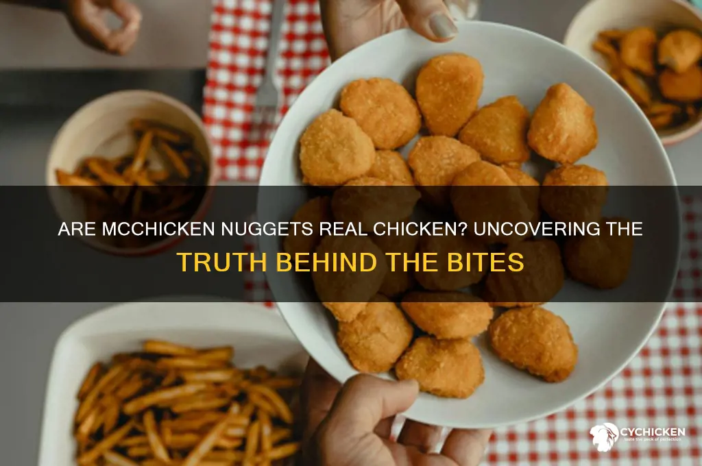 is mcchicken nuggets real chicken