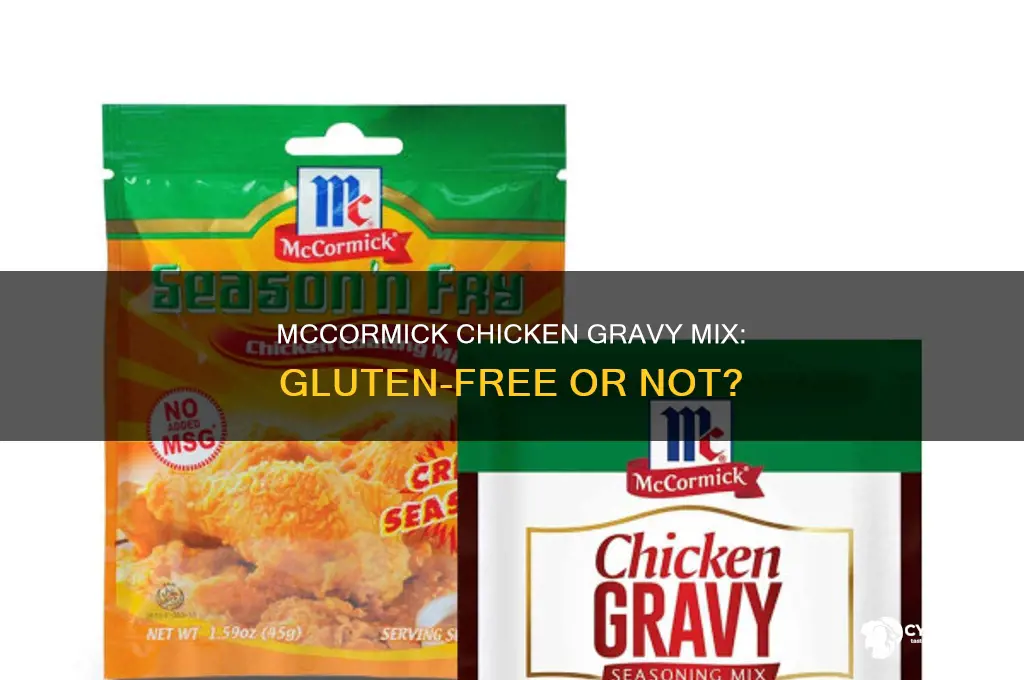 is mccormick chicken gravy mix gluten free