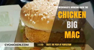 Chicken Big Mac: McDonald's Brings Back a Favorite