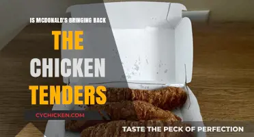 McDonald's Chicken Tenders Return: Rumors, Release Date, and Details