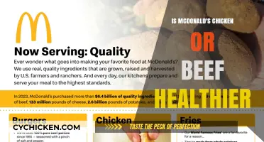 Unraveling the Healthier Choice: McDonald's Chicken vs. Beef