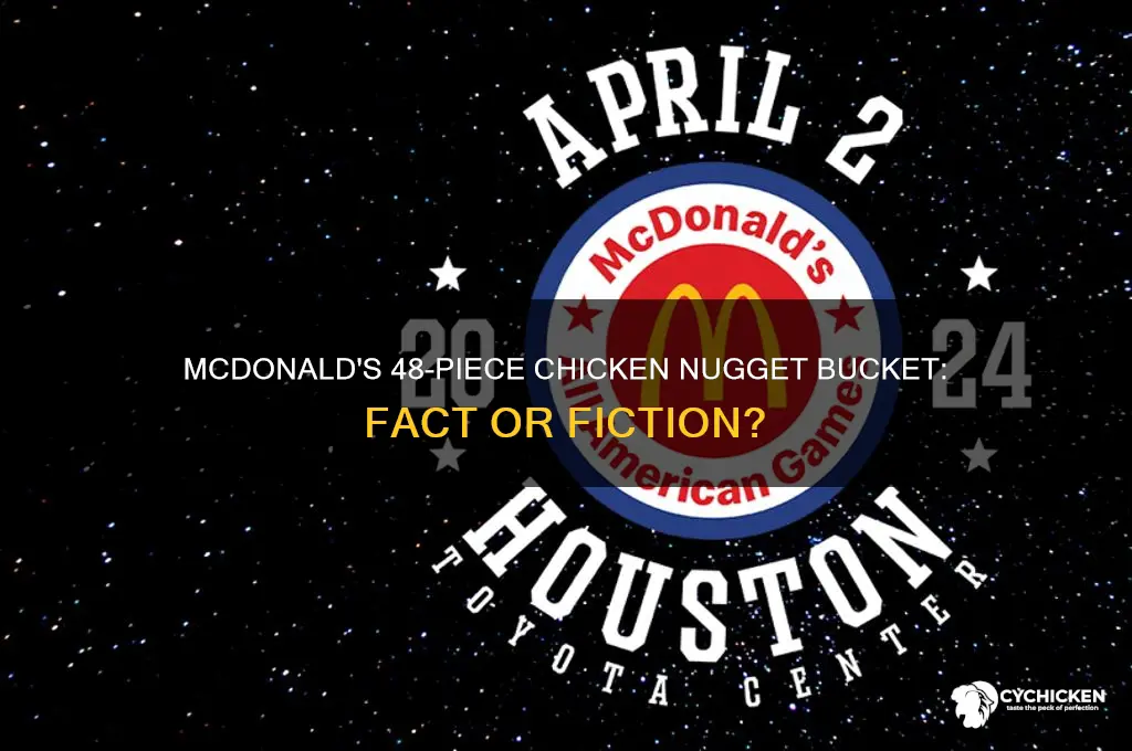 is mcdonalds selling a 48 chicken nugget bucket