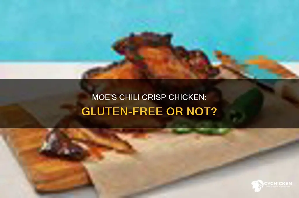 is moes chili crisp chicken gluten free