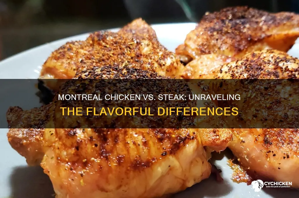 is montreal chicken the same as montreal steak
