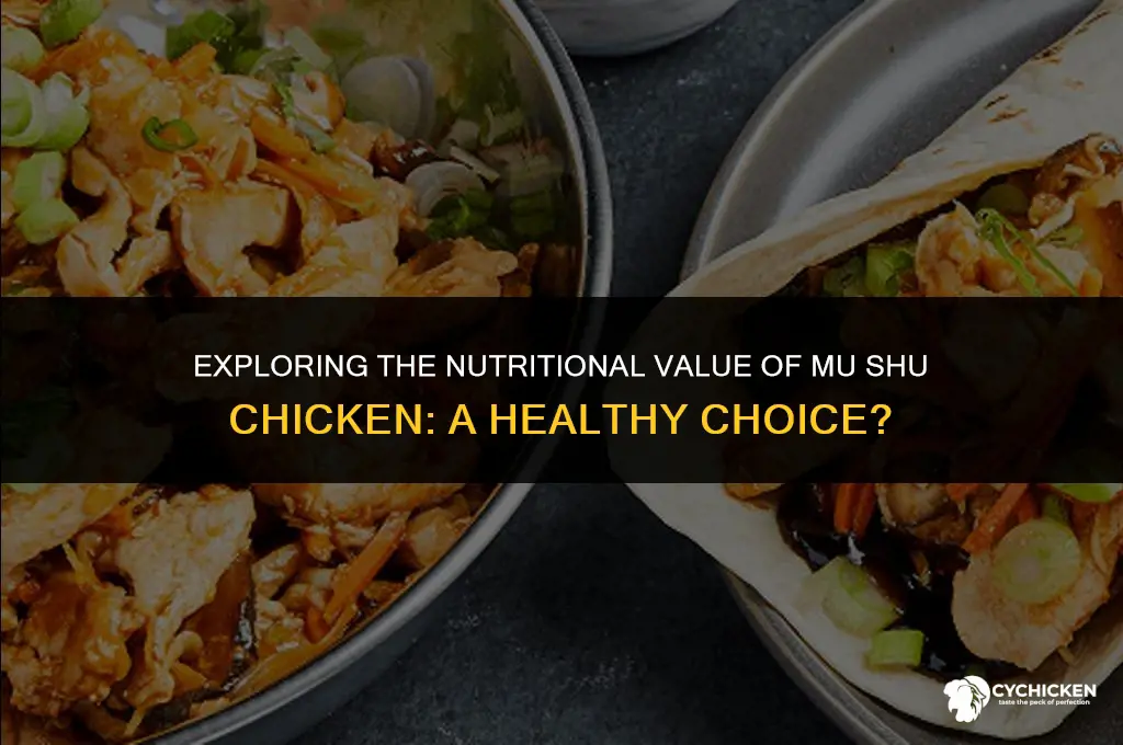 is mu shu chicken healthy