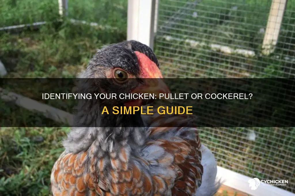 is my chicken a pullet or cockerel