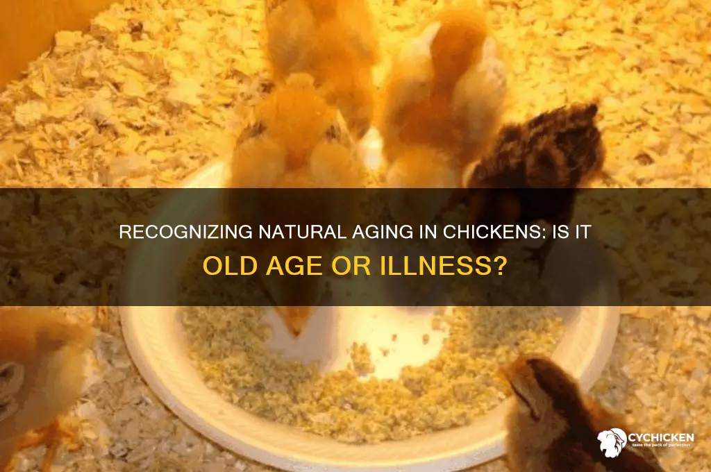is my chicken dying of old age