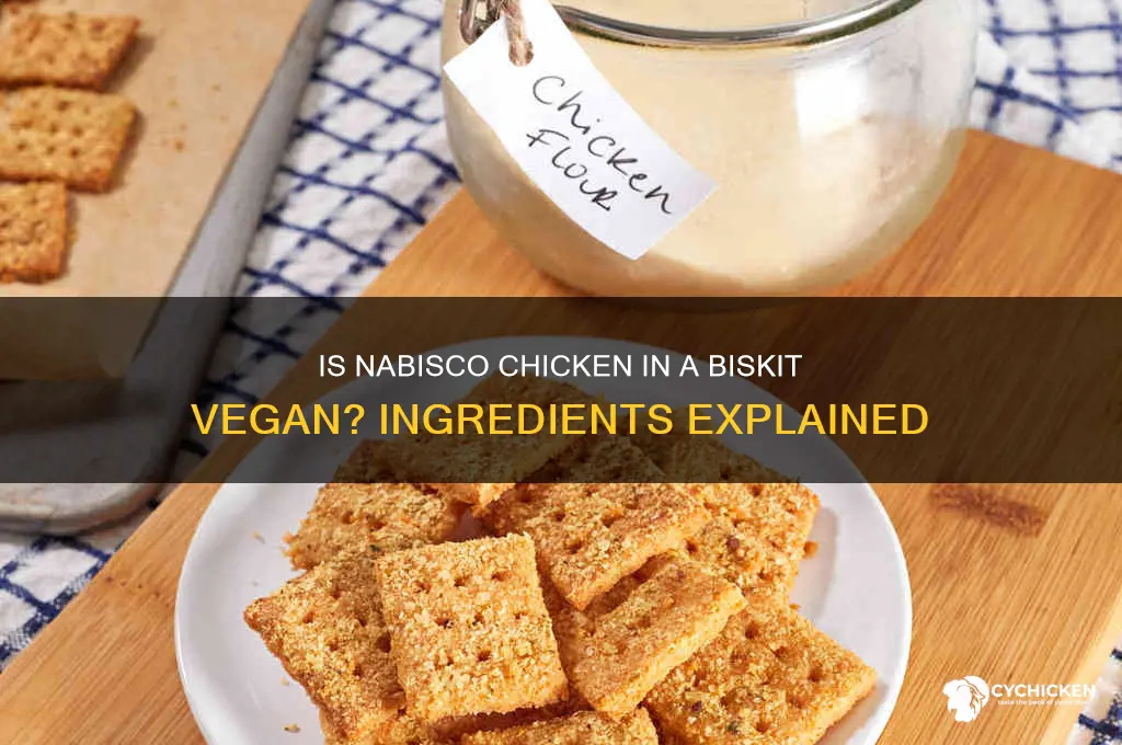 is nabisco chicken in a biskit vegan