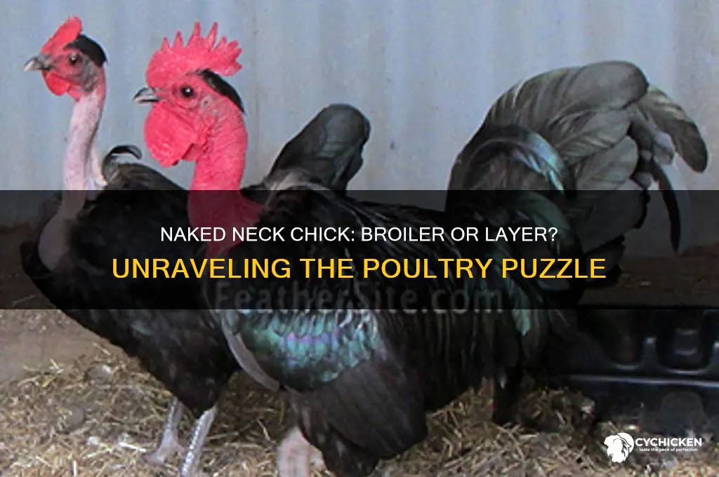 is naked neck chick a broiler or layer