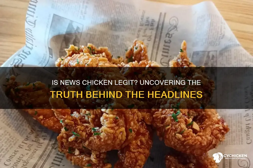 is news chicken a real news site