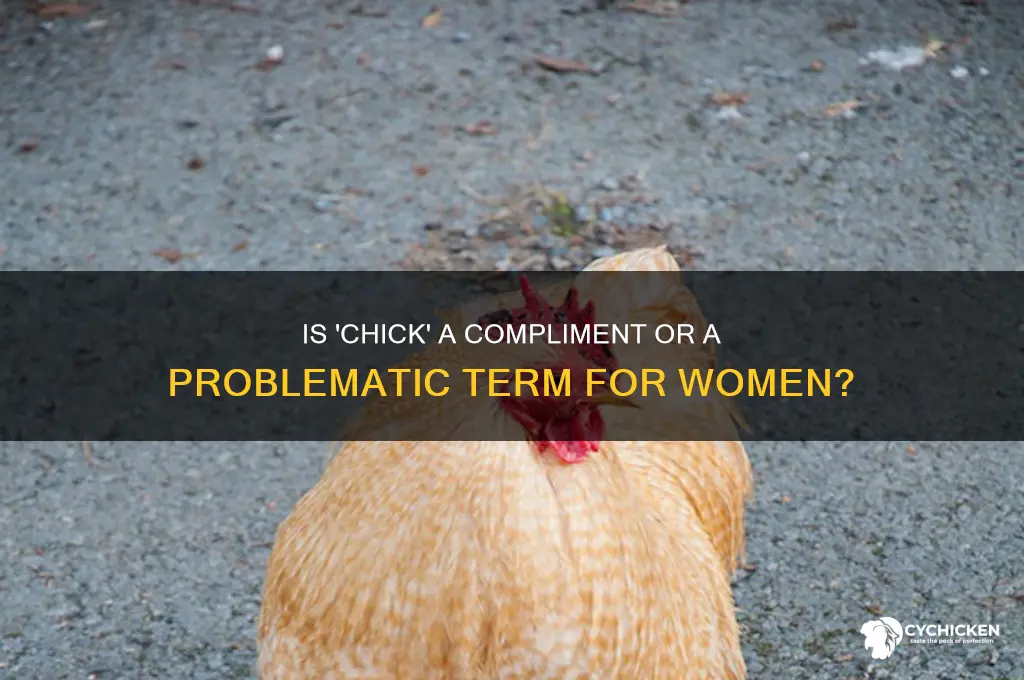 is nice to call a girl a chick
