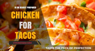 Reheating Prepared Chicken for Tacos: Safe Practices and Tips