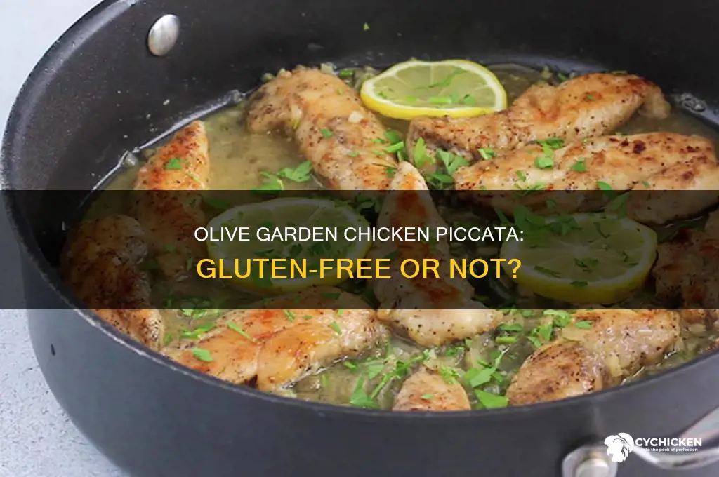 is olive garden chicken piccata gluten free