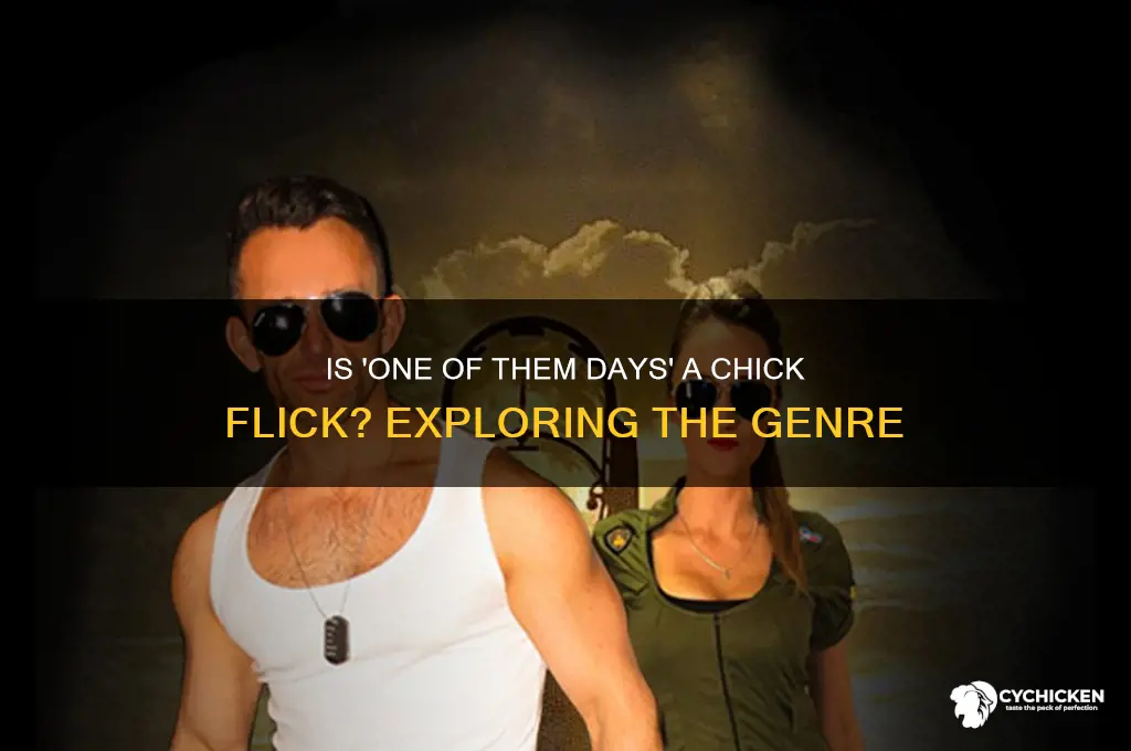 is one of them days a chick flick