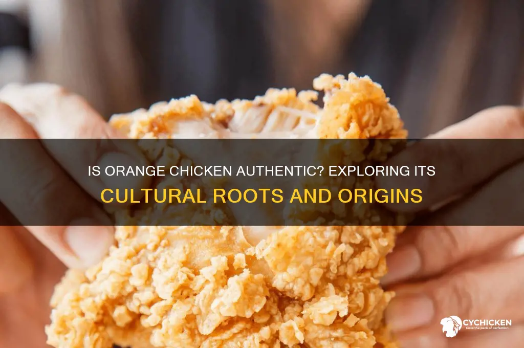 is oragne chicken a real cultural cuisine