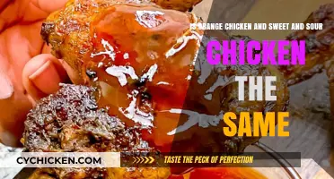 The Similarities Between Orange and Sweet and Sour Chicken