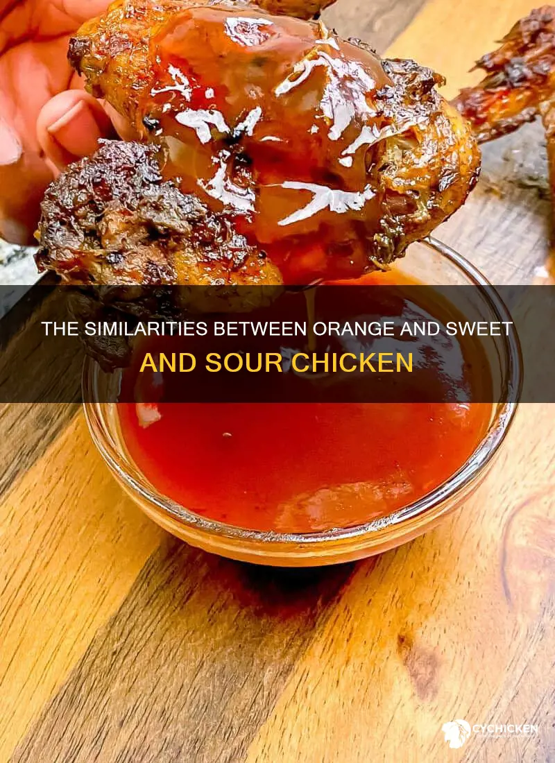 is orange chicken and sweet and sour chicken the same