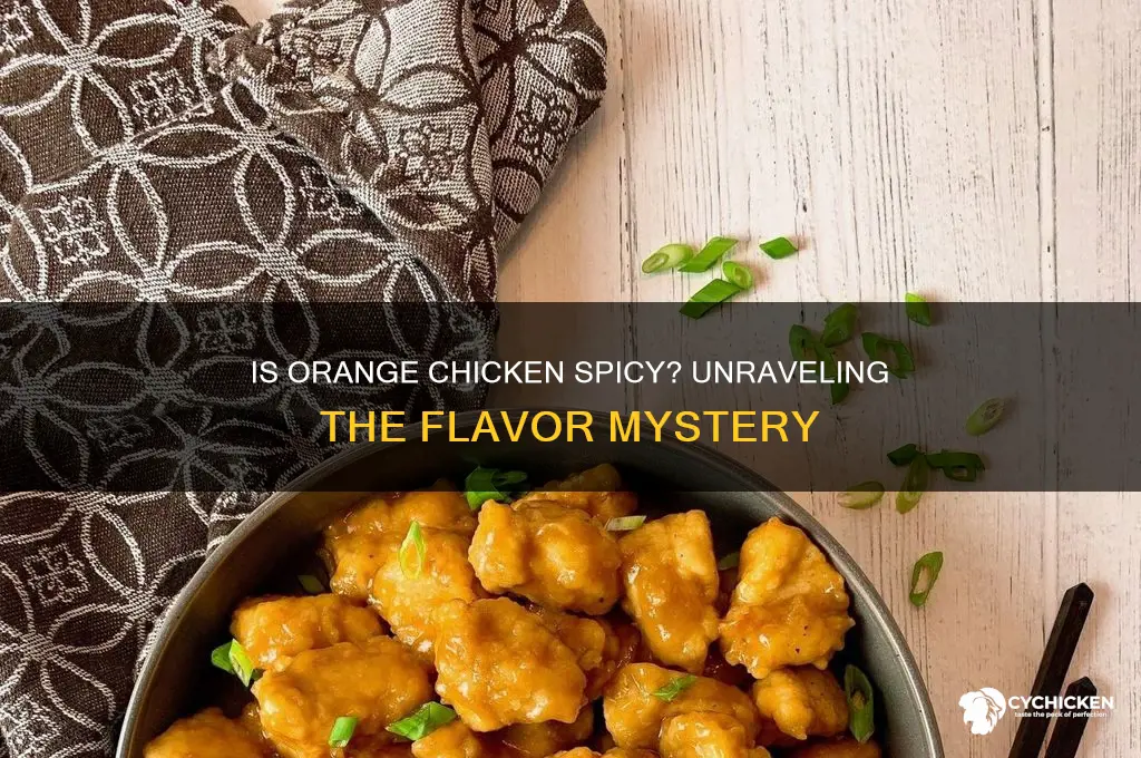 is orange chicken supposed to be spicy