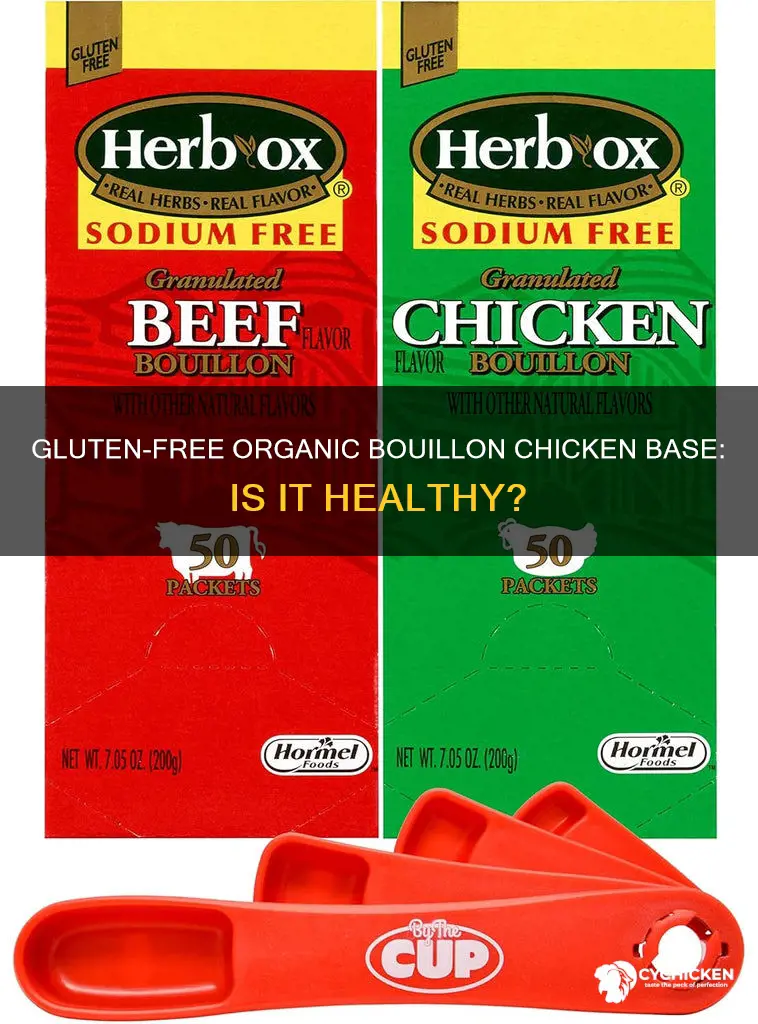 is organic better than bouillon chicken base gluten free